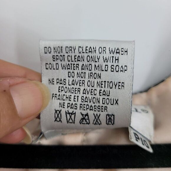 Vintage Adrianna Papell Formal Silk Beaded Short Sleeve Blouse 10P Gray Overlay - Picture 11 of 11